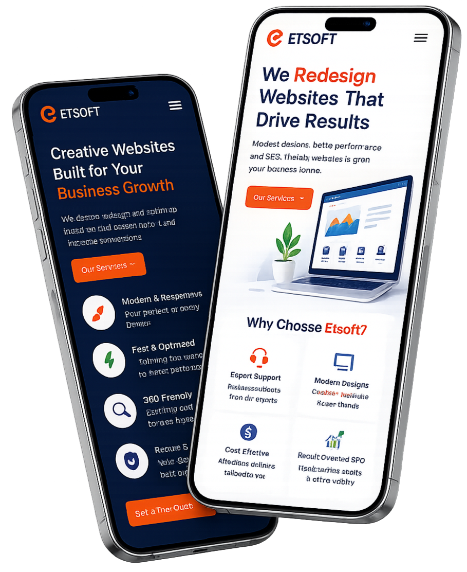 Responsive website redesign and mobile-friendly web development services